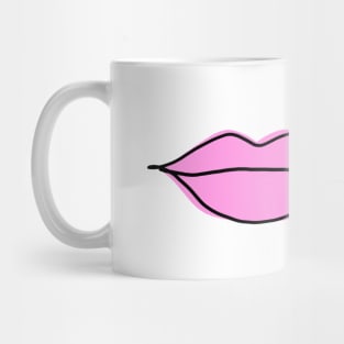 Hot Pink Lips, Sketch Mug